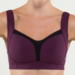 Lululemon Ta Ta Tamer ll Sports Bra Women’s Plum/Black - Size 36D